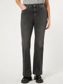 Flare-Jeans aus Stretch-Denim