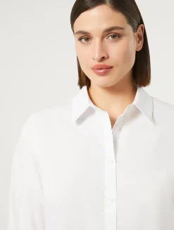 Hemdbluse aus Baumwollpopeline