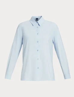 Hemdbluse aus Baumwollpopeline