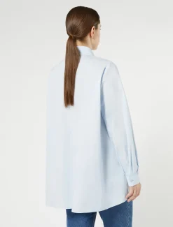 Hemdbluse aus Baumwollpopeline