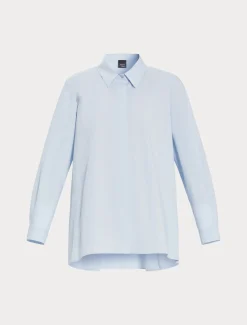 Hemdbluse aus Baumwollpopeline