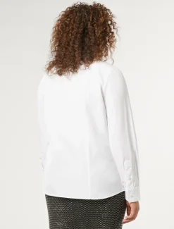 Hemdbluse aus Baumwollpopeline