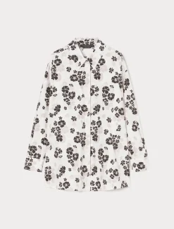 Hemdbluse aus Baumwollpopeline