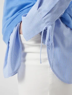 Hemdbluse aus Baumwollpopeline