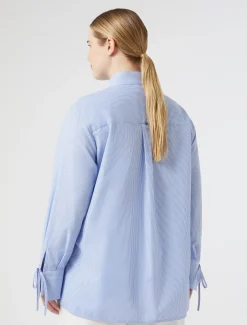 Hemdbluse aus Baumwollpopeline