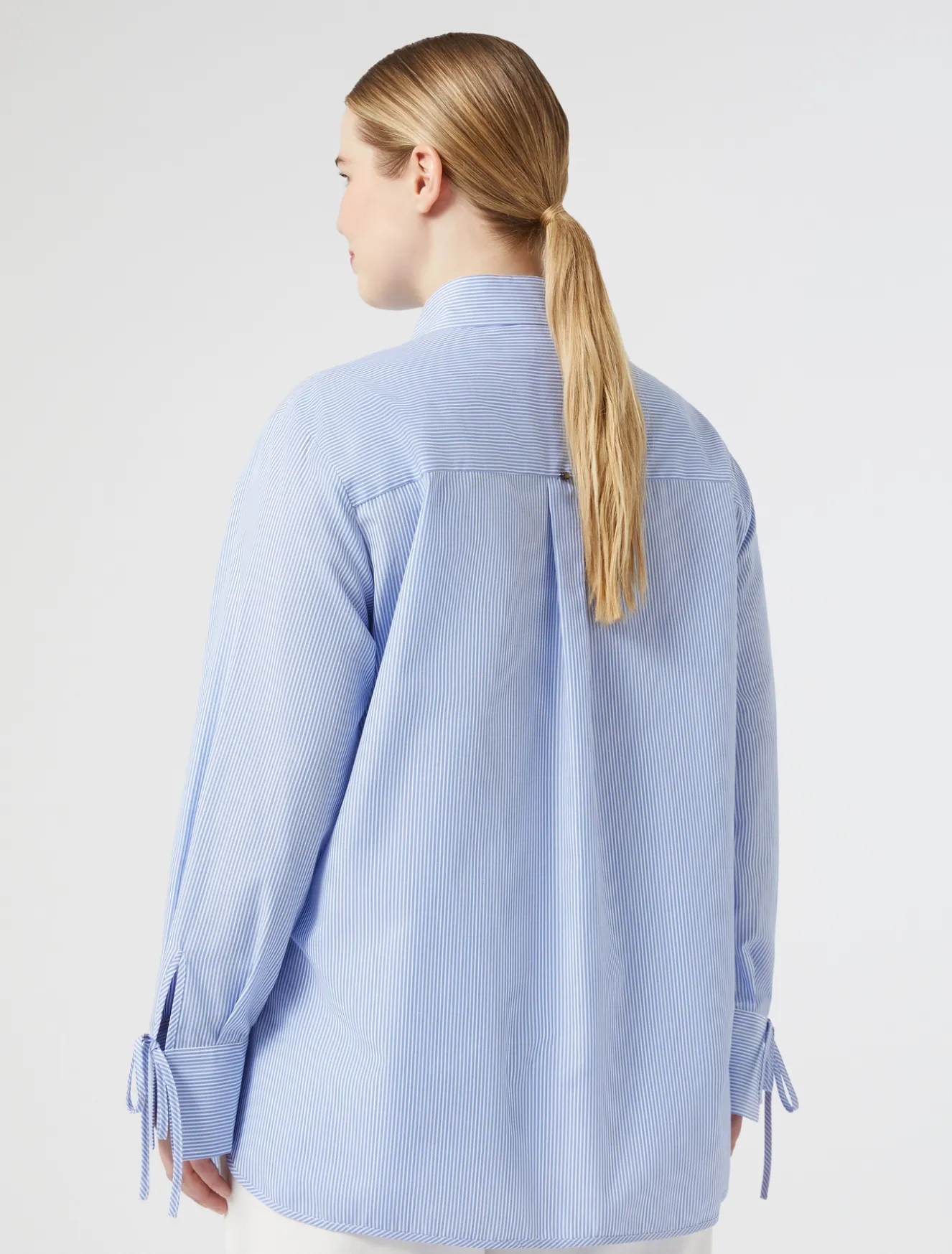 Hemdbluse aus Baumwollpopeline