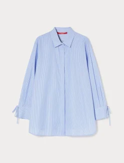 Hemdbluse aus Baumwollpopeline