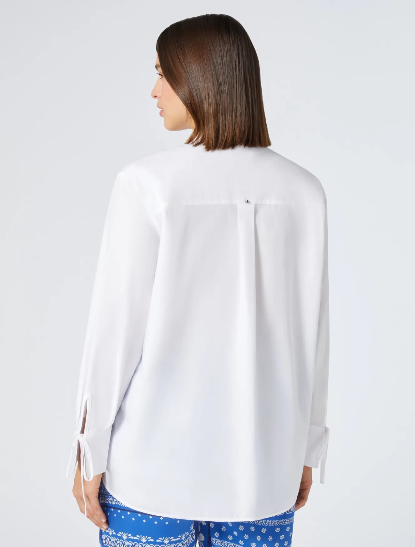 Hemdbluse aus Baumwollpopeline