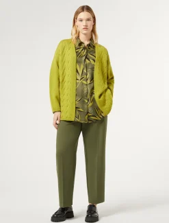 Hemdbluse aus bedrucktem Twill