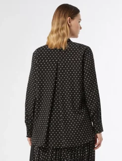 Hemdbluse aus bedrucktem Crêpe de Chine