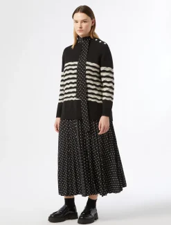 Hemdbluse aus bedrucktem Crêpe de Chine