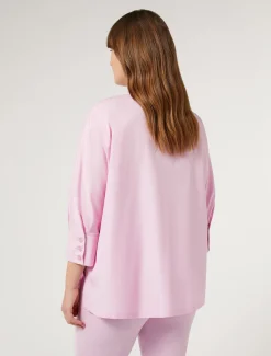 Hemdbluse aus Popeline