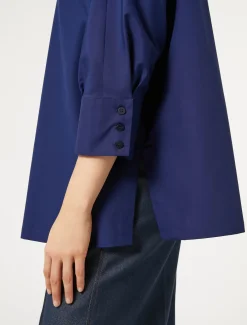 Hemdbluse aus Popeline