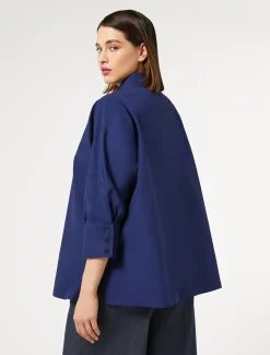 Hemdbluse aus Popeline