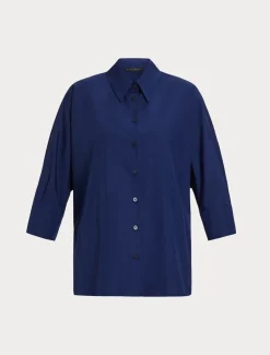 Hemdbluse aus Popeline