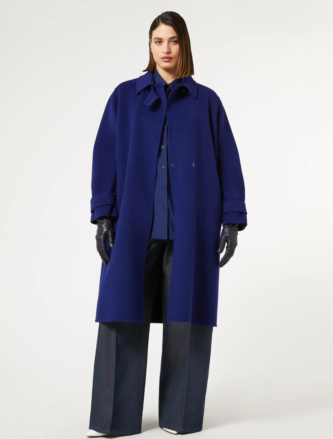 Hemdbluse aus Popeline