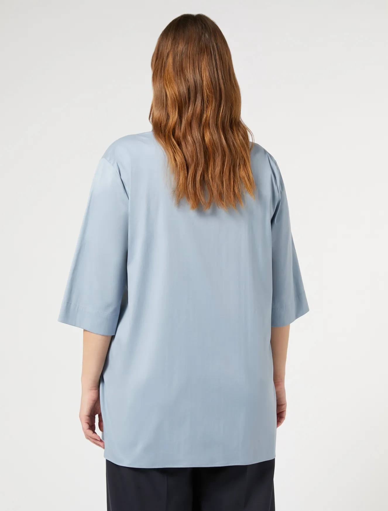 Hemdbluse aus Popeline