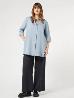 Hemdbluse aus Popeline