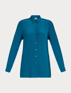 Hemdbluse aus Seide