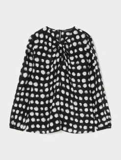 Hemdbluse aus Seiden-Crêpe-de-Chine