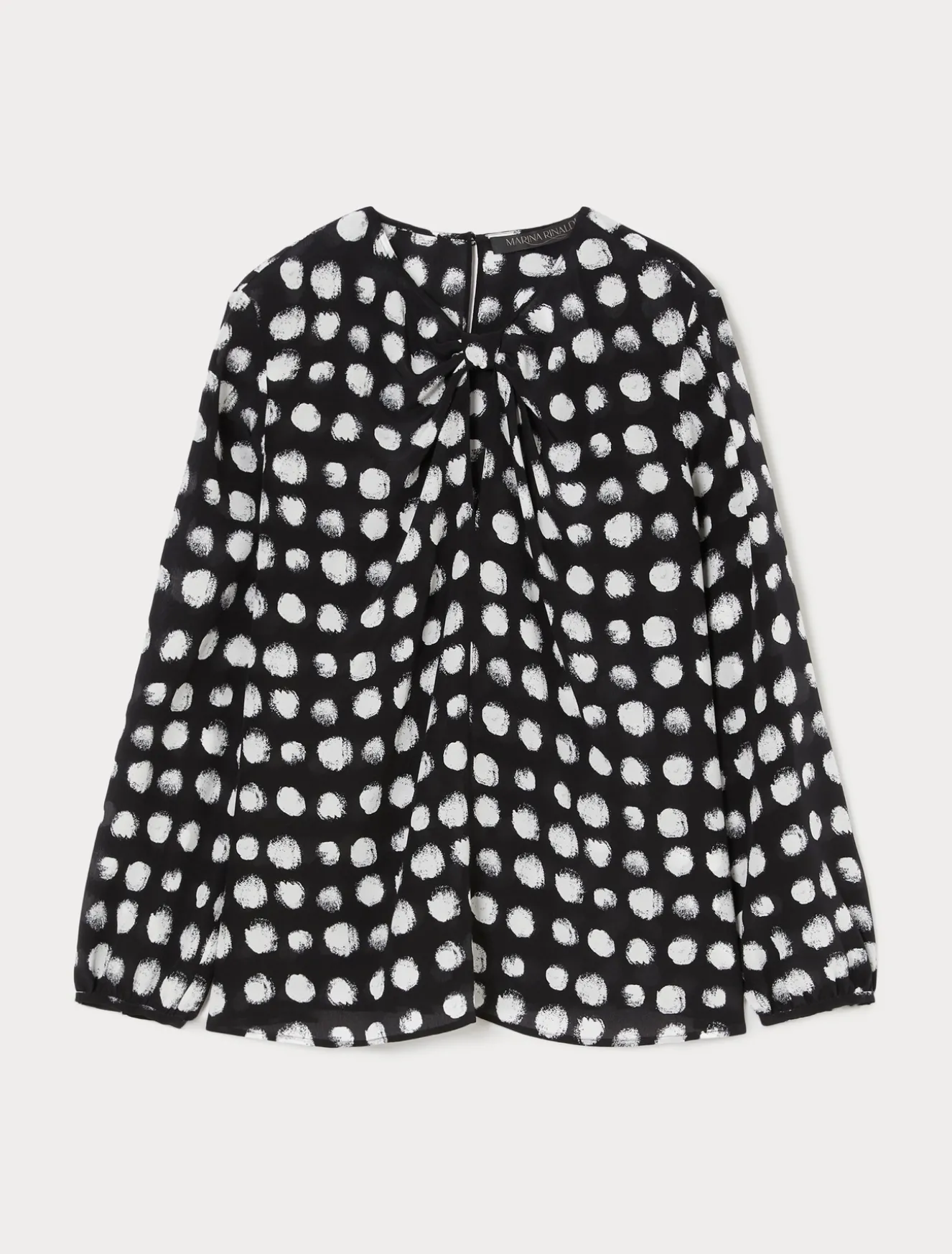 Hemdbluse aus Seiden-Crêpe-de-Chine