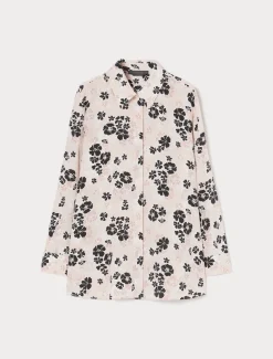 Hemdbluse aus Seiden-Crêpe-de-Chine