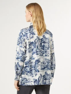 Hemdbluse aus Seidentwill