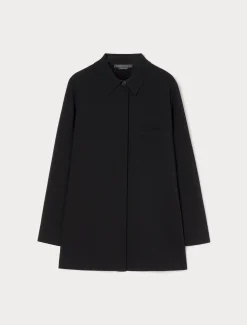 Hemdbluse aus Triacetat-Cady