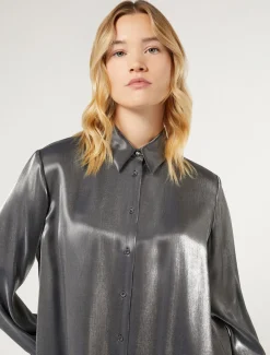 Hemdbluse aus Viskose