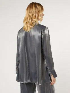 Hemdbluse aus Viskose