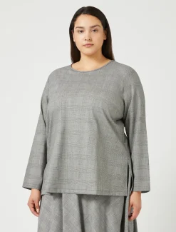 Hemdbluse aus Woll-Foulé