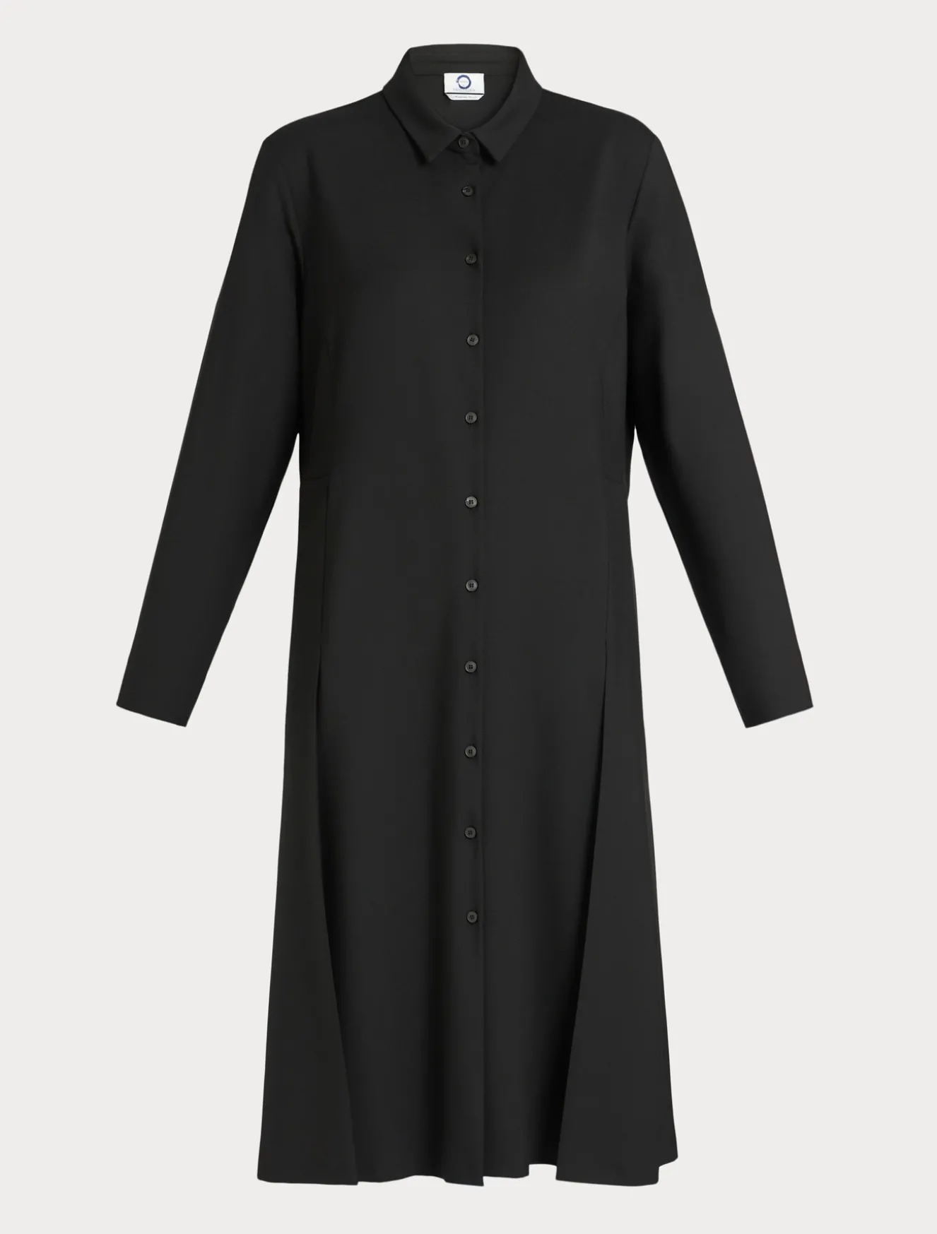 Hemdblusenkleid aus Gabardine