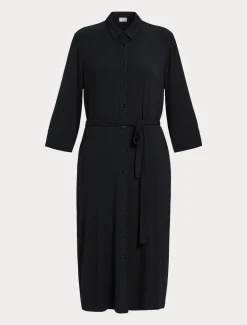 Hemdblusenkleid aus Jersey