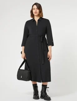 Hemdblusenkleid aus Jersey