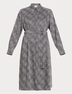 Hemdblusenkleid aus Twill