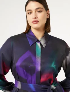 Hemdblusenkleid aus Twill