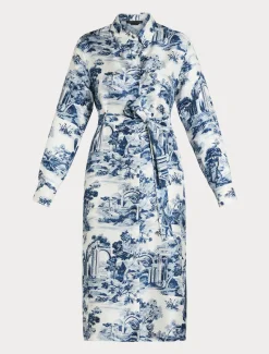 Hemdblusenkleid aus Twill