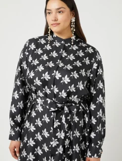 Hemdblusenkleid aus Twill