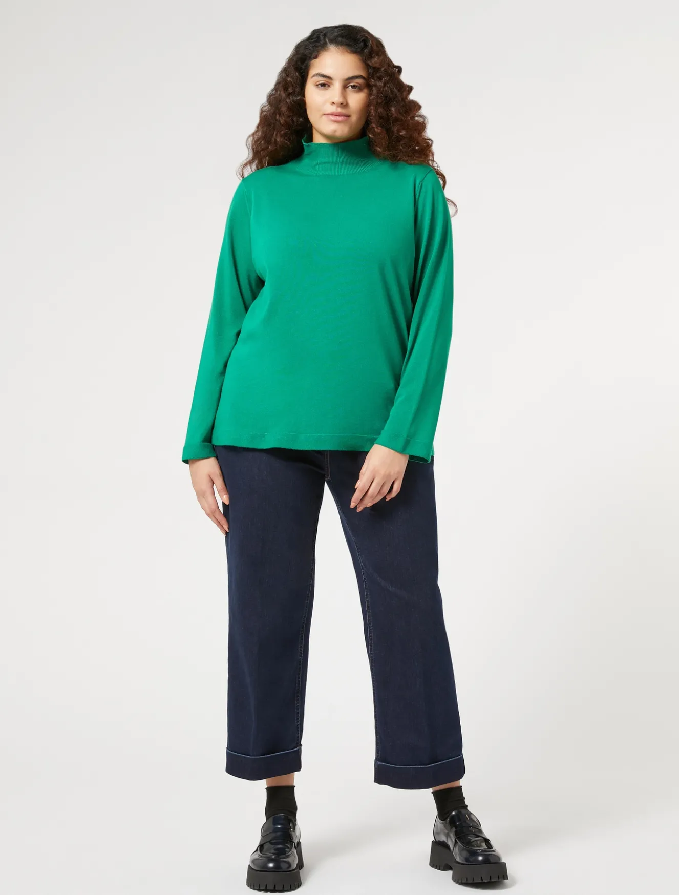 Hose aus Baumwolldenim mit Stretchanteil.