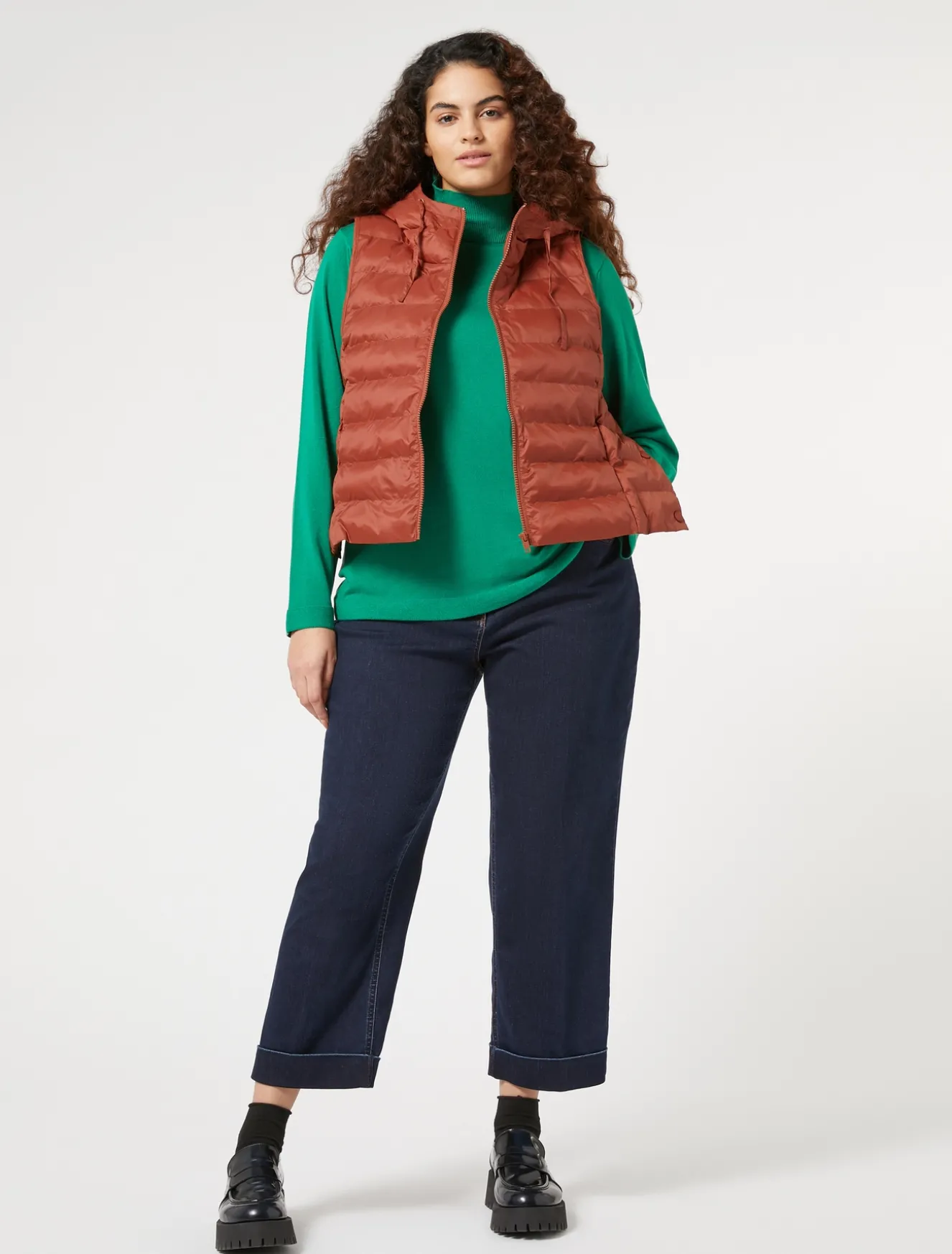 Hose aus Baumwolldenim mit Stretchanteil.