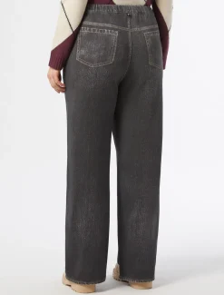 Hose aus bedrucktem Sweatjersey