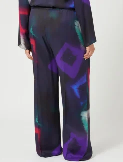 Hose aus bedrucktem Twill