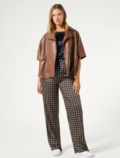 Hose aus bedrucktem Twill