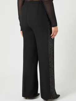 Hose aus Envers-Satin-Crêpe