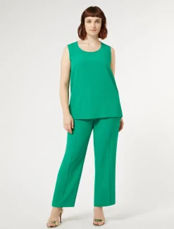 Hose aus Envers-Satin-Crêpe