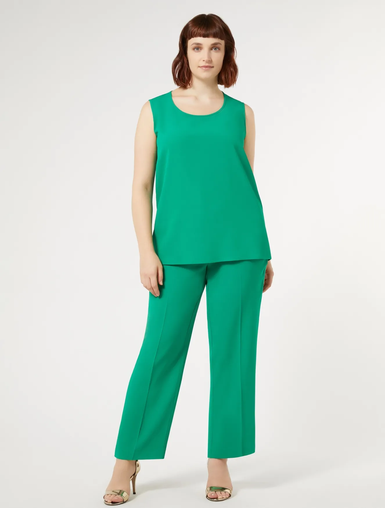 Hose aus Envers-Satin-Crêpe