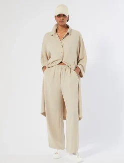 Hose aus Envers-Satin-Crêpe