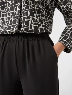 Hose aus Envers-Satin-Crêpe