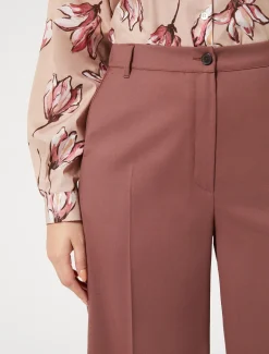 Hose aus fließender Gabardine