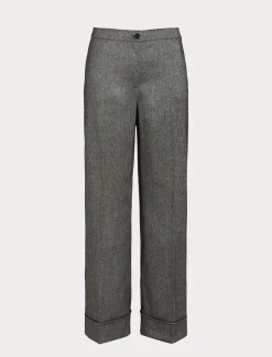 Hose aus garngefärbtem Gewebe und Viskose